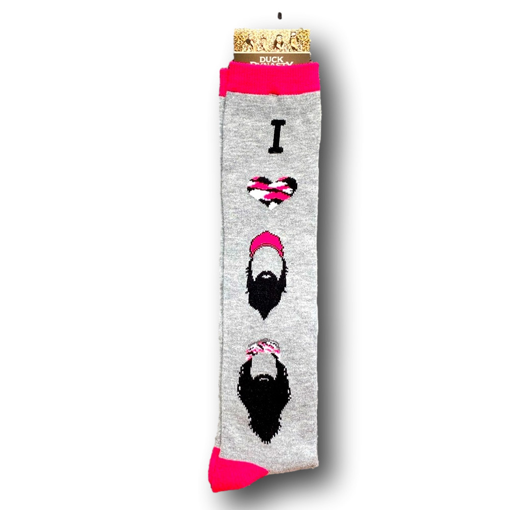 3/$20 A&E Duck Dynasty TV Show Funny Novelty Crew Socks - NWT